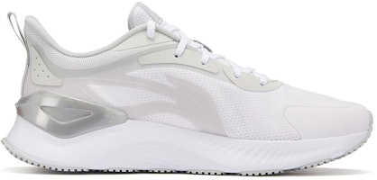 LiNing李寧 越影3.0 舒適簡約 減震耐磨通風 低筒 跑步鞋 男款 白灰 Order LiNing李寧 越影3.0 舒適簡約 減震耐磨通風 低筒 跑步鞋 男款 白灰