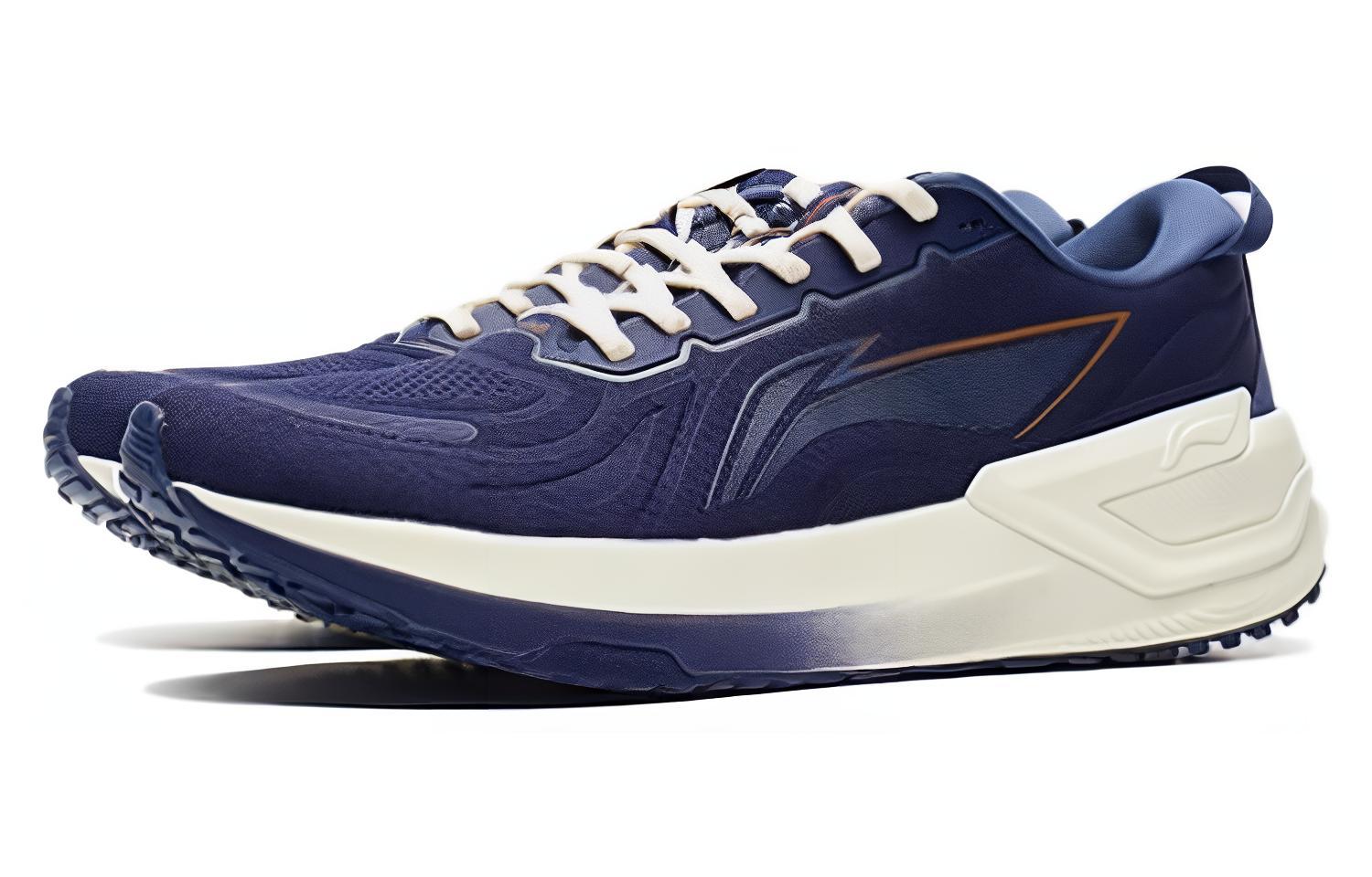 Lookbook LiNing李寧 防滑耐磨 低幫 跑步鞋 男款 藍色