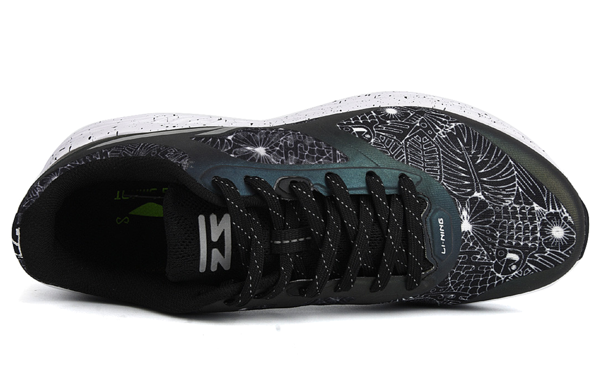 Lookbook Li-Ning YUN 3 Low ''Noir Blanc Éclat'' ARHL095-1