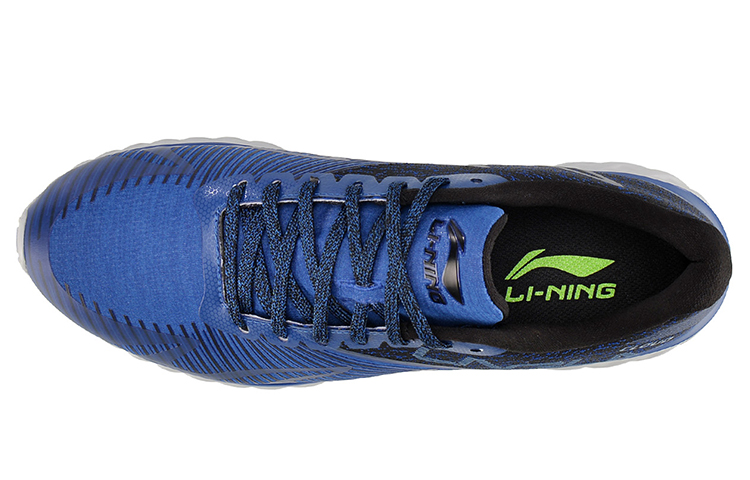 Lookbook Li-Ning YUN 4 'Flame Reflective Hitam Biru' ARHM055-4