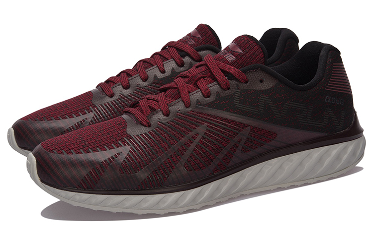 Lookbook Li-Ning Yun 4ª Generazione ''Fiamma Riflettente Maroon'' ARHM055-5