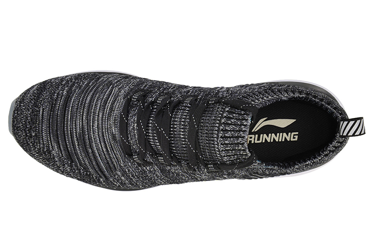 Lookbook Li-Ning YUN ''Noir Gris Baskets Basses Running'' ARHM133-1