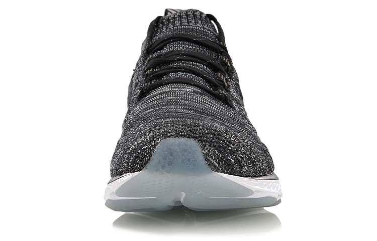 Shop Li-Ning YUN ''Noir Gris Baskets Basses Running'' ARHM133-1
