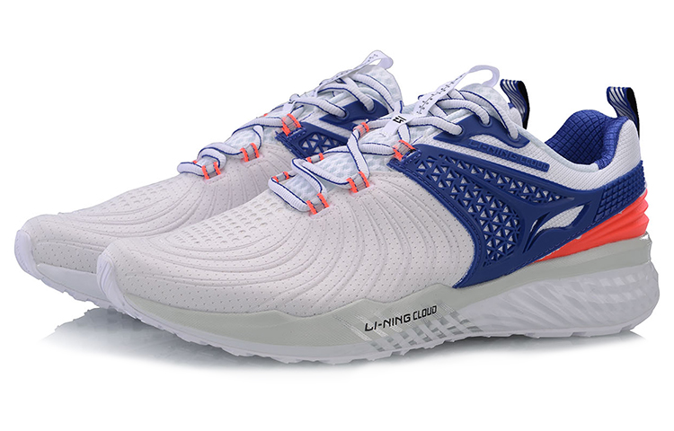 Lookbook Li-Ning YUN V2 Low ''Weiß Blau'' Sneakers ARHP013-5