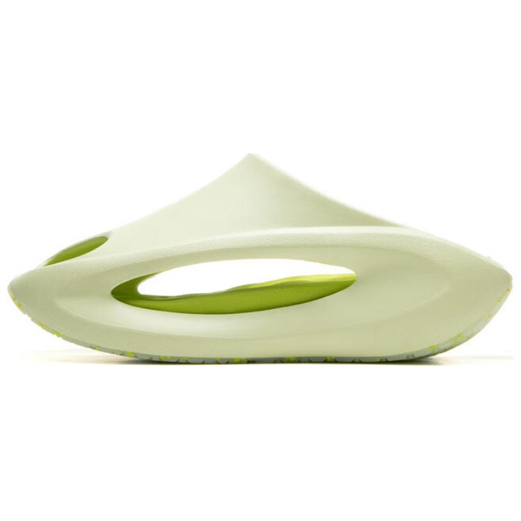 Buy 台灣李寧 雲遊Slay 時尚百搭 防滑耐磨一字拖鞋 男女同款 淡果綠