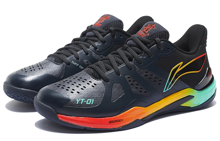 Lookbook Li-Ning YunTing 'Hitam' Sepatu Sneakers AYAS028-5