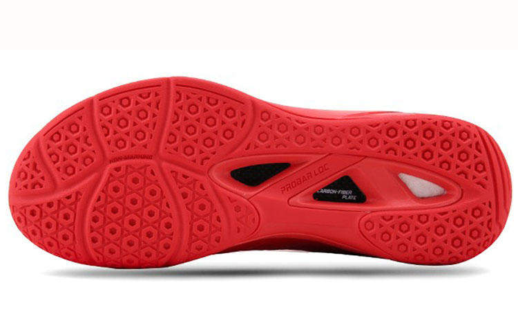 Shop LiNing李寧 雲霆 防滑耐磨 專業羽毛球鞋 紅