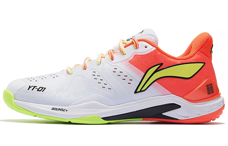 Li-Ning YunTing 'White Orange Green' AYAS028-4
