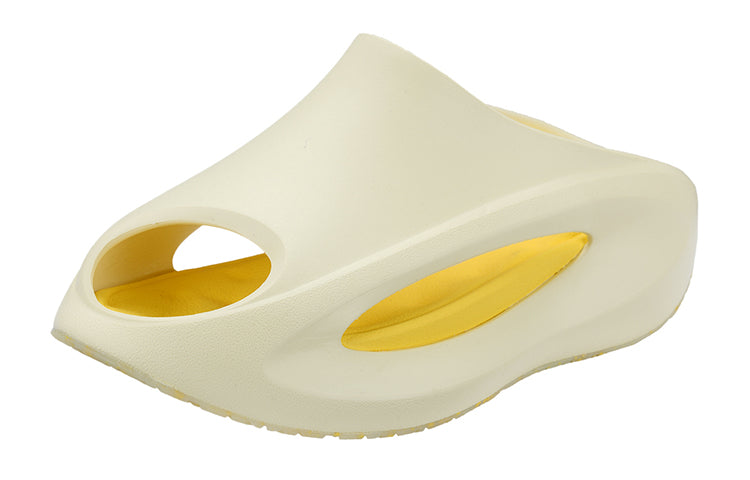 Shop 中國李寧 雲遊Slay 回彈潮流涼拖鞋 男女同款 淡奶黃