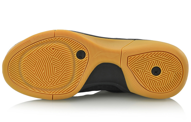 Shop LiNing李寧 驭帥12 高幫籃球鞋 黑生膠