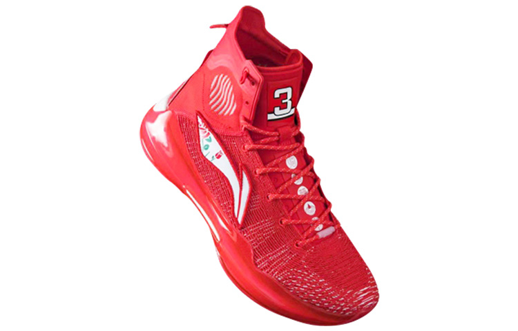 Lookbook LiNing李寧 駕帥 13 羚羊 防滑耐磨 高筒 籃球鞋 男款 紅色