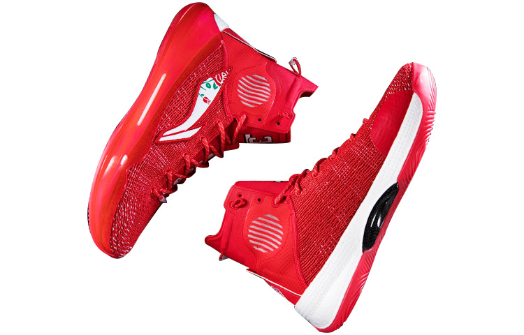 Shop LiNing李寧 駕帥 13 羚羊 防滑耐磨 高筒 籃球鞋 男款 紅色