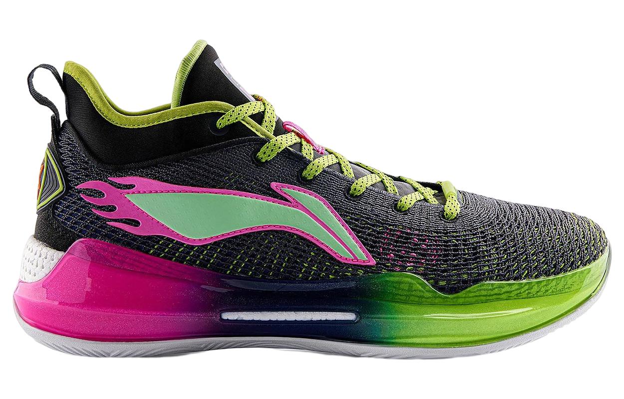 Order 리닝 유슈아이 13 로우 '블랙 그린 퍼플' ABAQ013-16