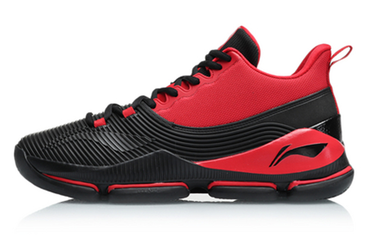 Li-Ning Yushuai 13 Mid 'Black Red' ABPN041-4