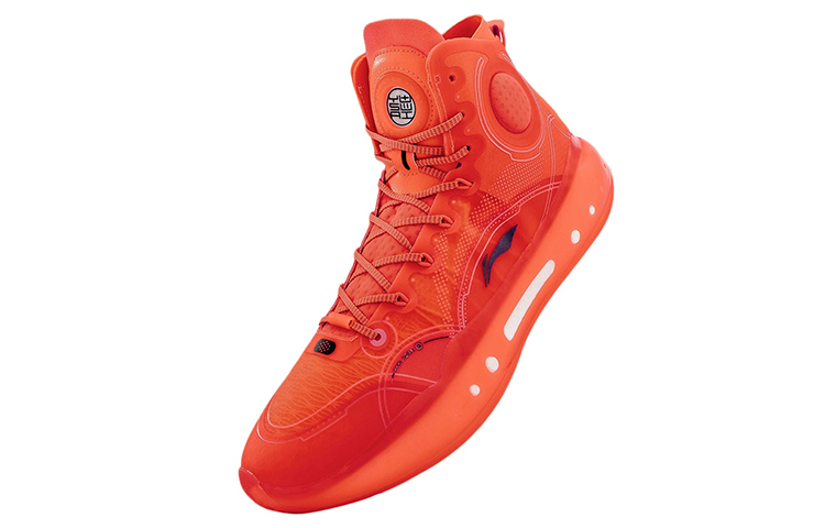 Lookbook LiNing李寧 駕帥 14 #送禮推薦 減震防滑耐磨 高筒 籃球鞋 男女同款 螢光果紅