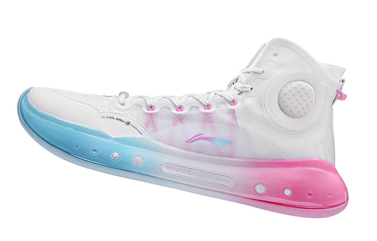 Purchase 李宁 驭帅 14 䨻 迈阿密之夜 冰爽 防滑耐磨支撐 高幫 籃球鞋 白藍粉