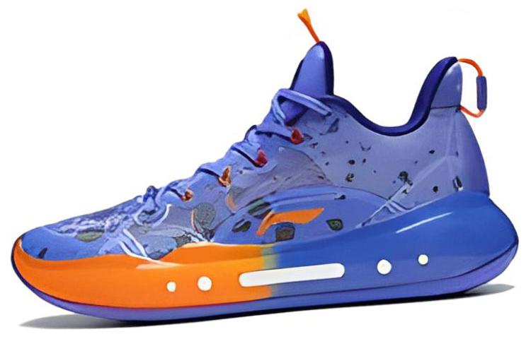 Lookbook 李宁 驭帅 14 䨻 低帮减震防滑耐磨籃球鞋 海灣藍賽艇藍