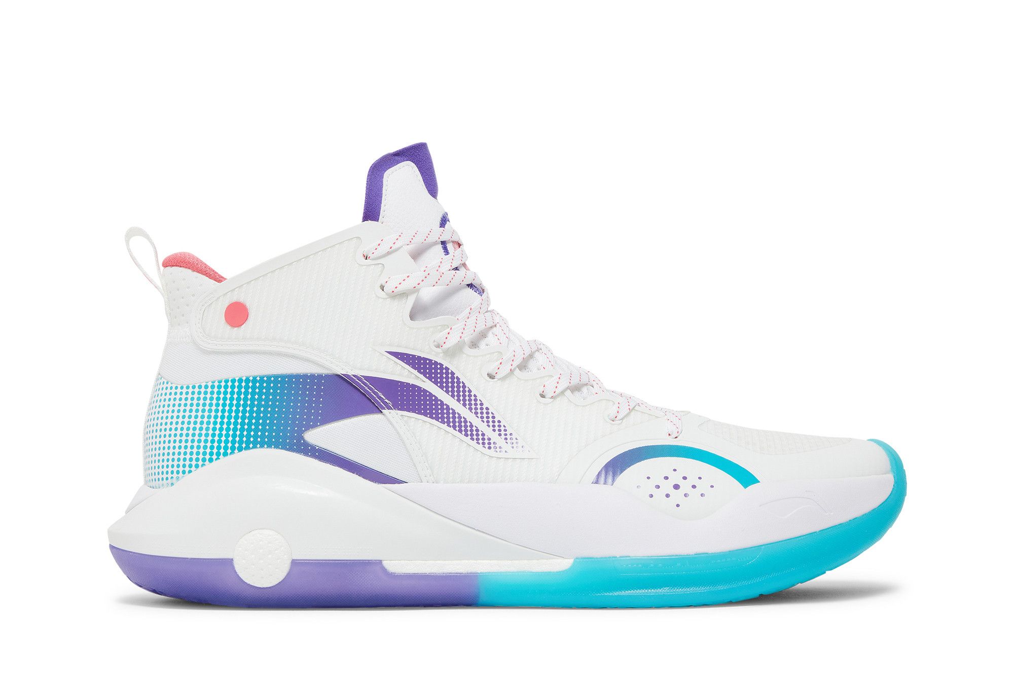 Li-Ning Yushuai 15 'White Purple Turquoise' ABAR043-1