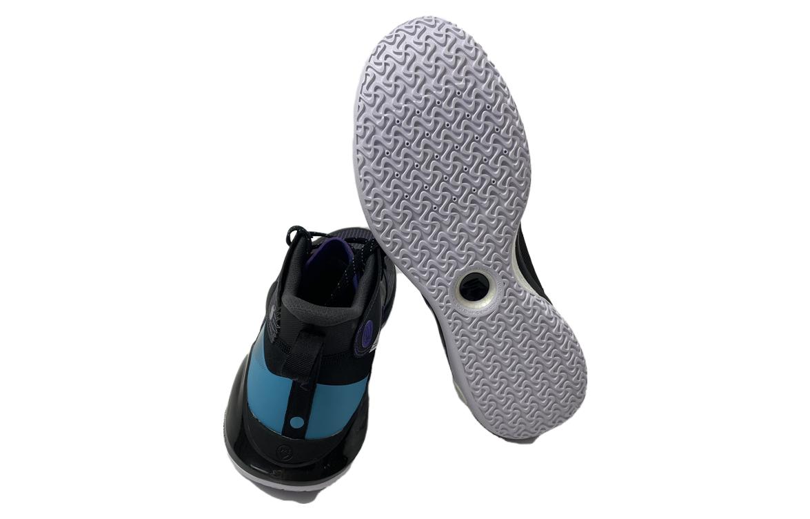 Shop 李宁 驭帅15䨻 防滑耐磨 中帮 籃球鞋 男款 黑藍 PE贊助版