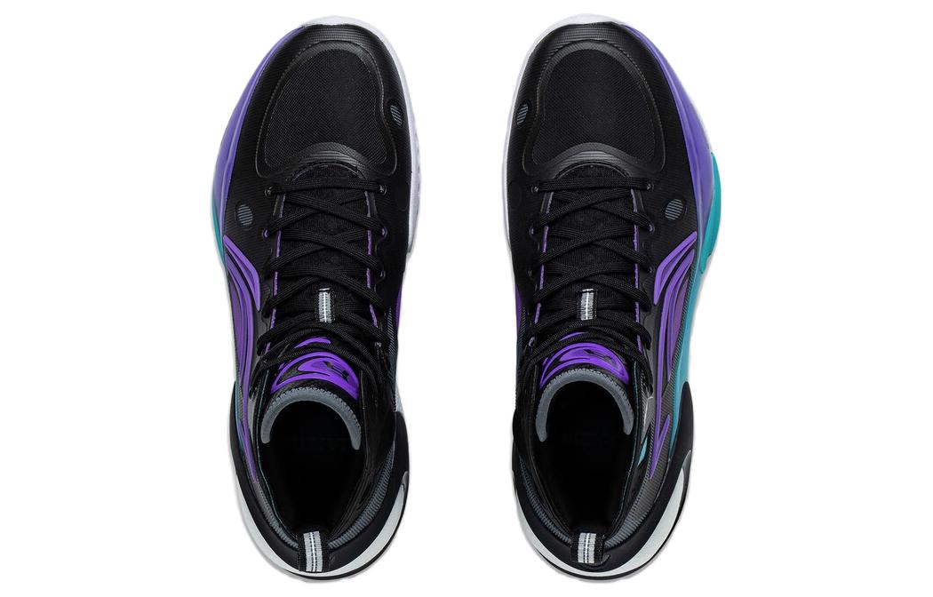 Details for Li-Ning Yushuai 17 Mid 'Hitam Ungu' Sepatu Basket ABAT043-9