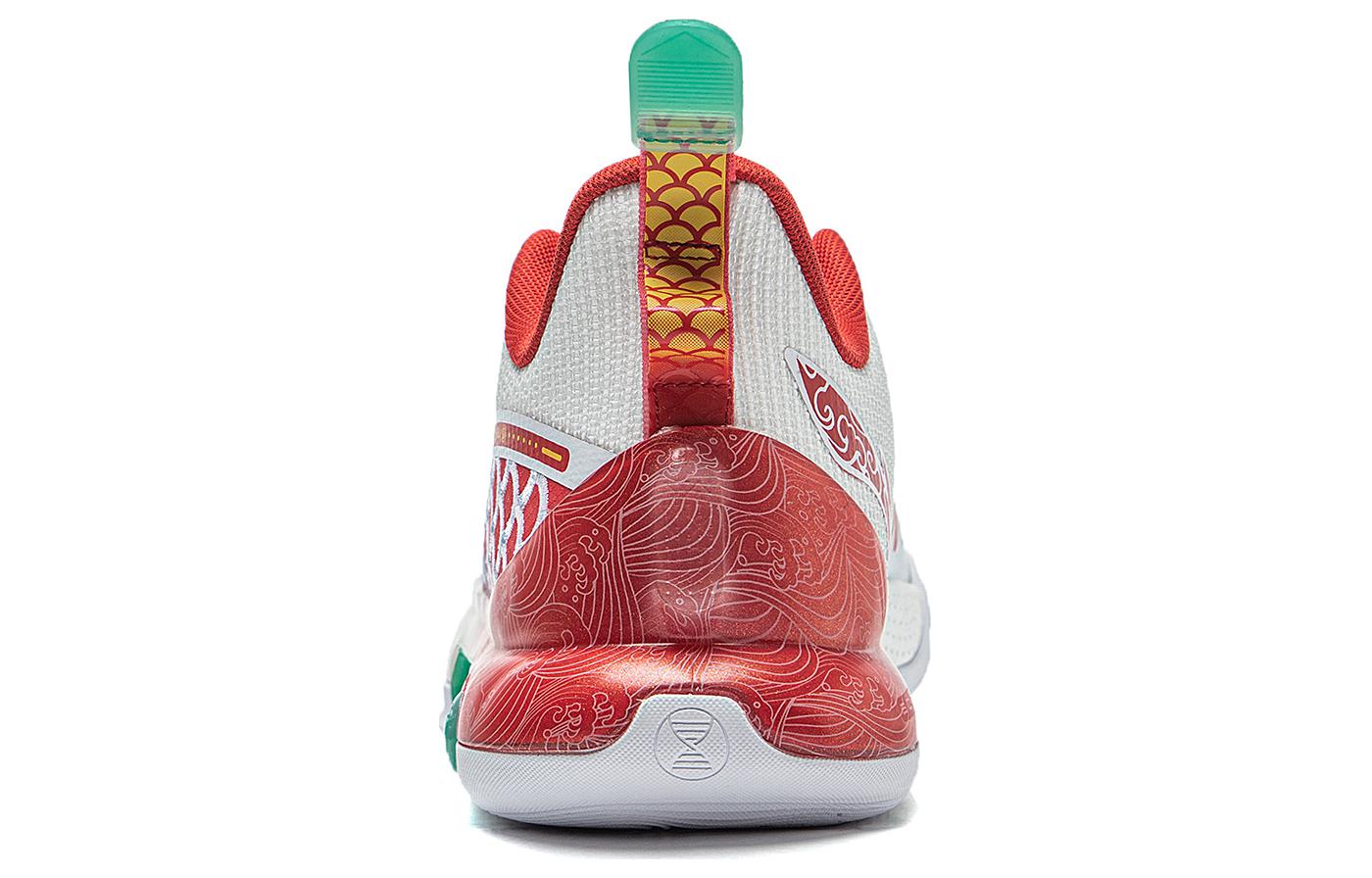 Lookbook 李宁 Evolution LOW 龙鳞 驭帅 轻量高回弹 舒适 软弹 低帮 篮球鞋 男款 标准白