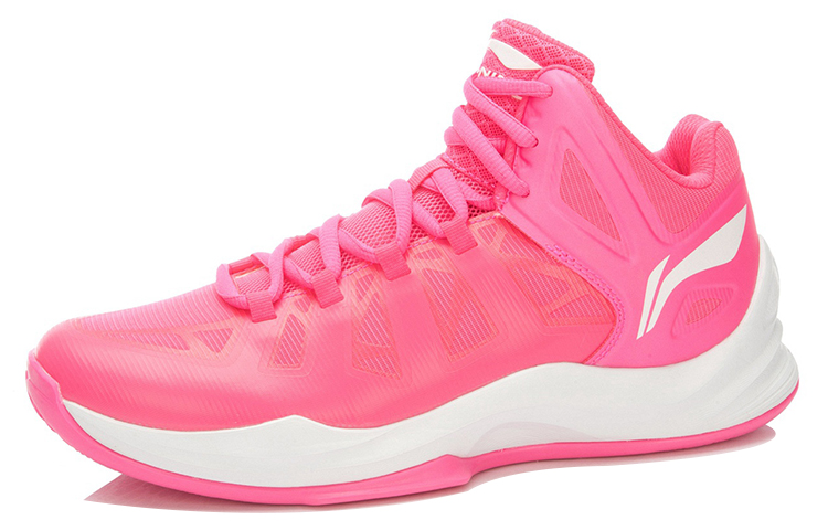 Order 李寧 馭帥 HIGH ピンク/ホワイト ABPL003-4