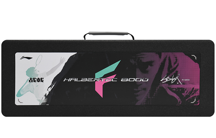 Details for Li-Ning Zhanji 8000 Full Carbon Badminton Racket - Pro Defensive Control Pink/Green AYPT057-1