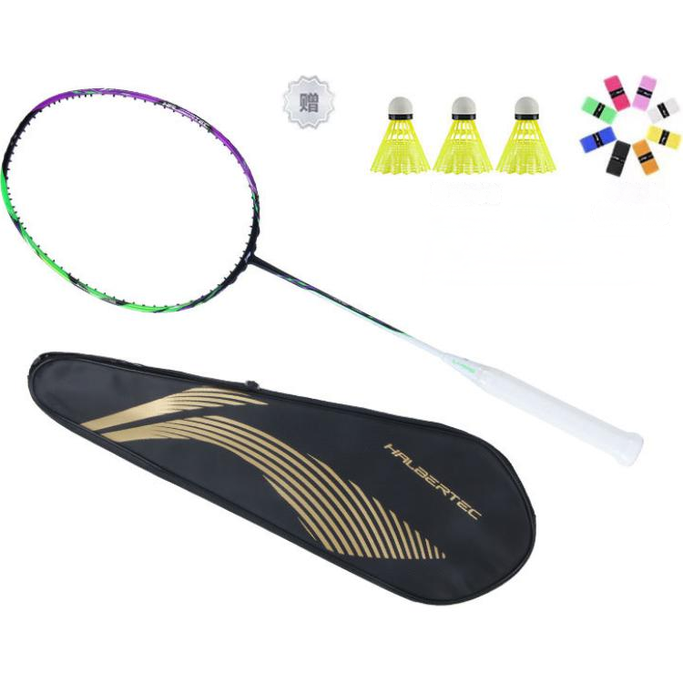 Lookbook Raket Badminton Li-Ning Zhanji 9000 Carbon Tahan Lama 3U/4U Hijau Jade Ungu AYPU021-3