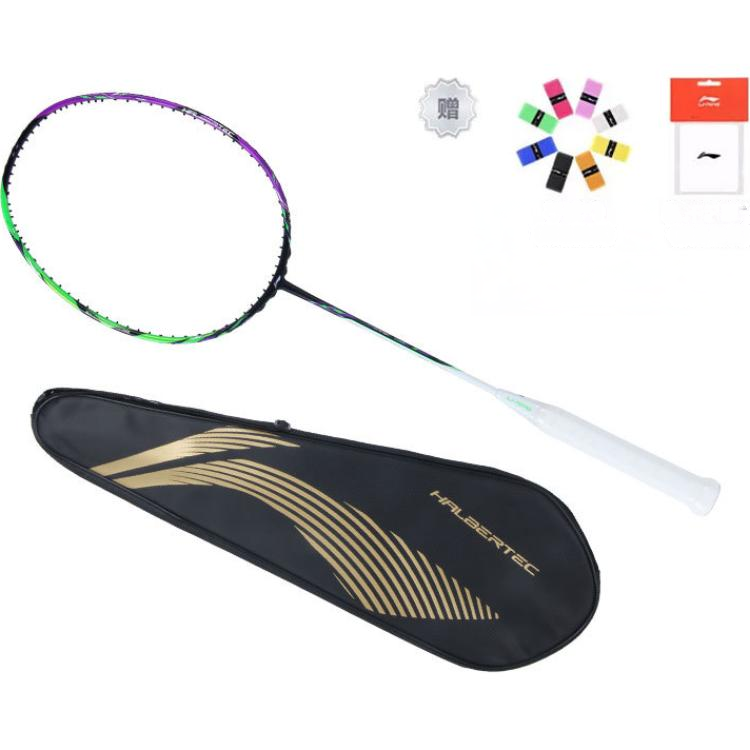 Details for Raket Badminton Li-Ning Zhanji 9000 Carbon Tahan Lama 3U/4U Hijau Jade Ungu AYPU021-3