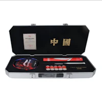 Li-Ning Zhanji Full Carbon Badminton Racket 4U Red/Blue - Pro Control & Defense 9000 Li-Ning Zhanji Full Carbon Badminton Racket 4U Red/Blue - Pro Control & Defense 9000