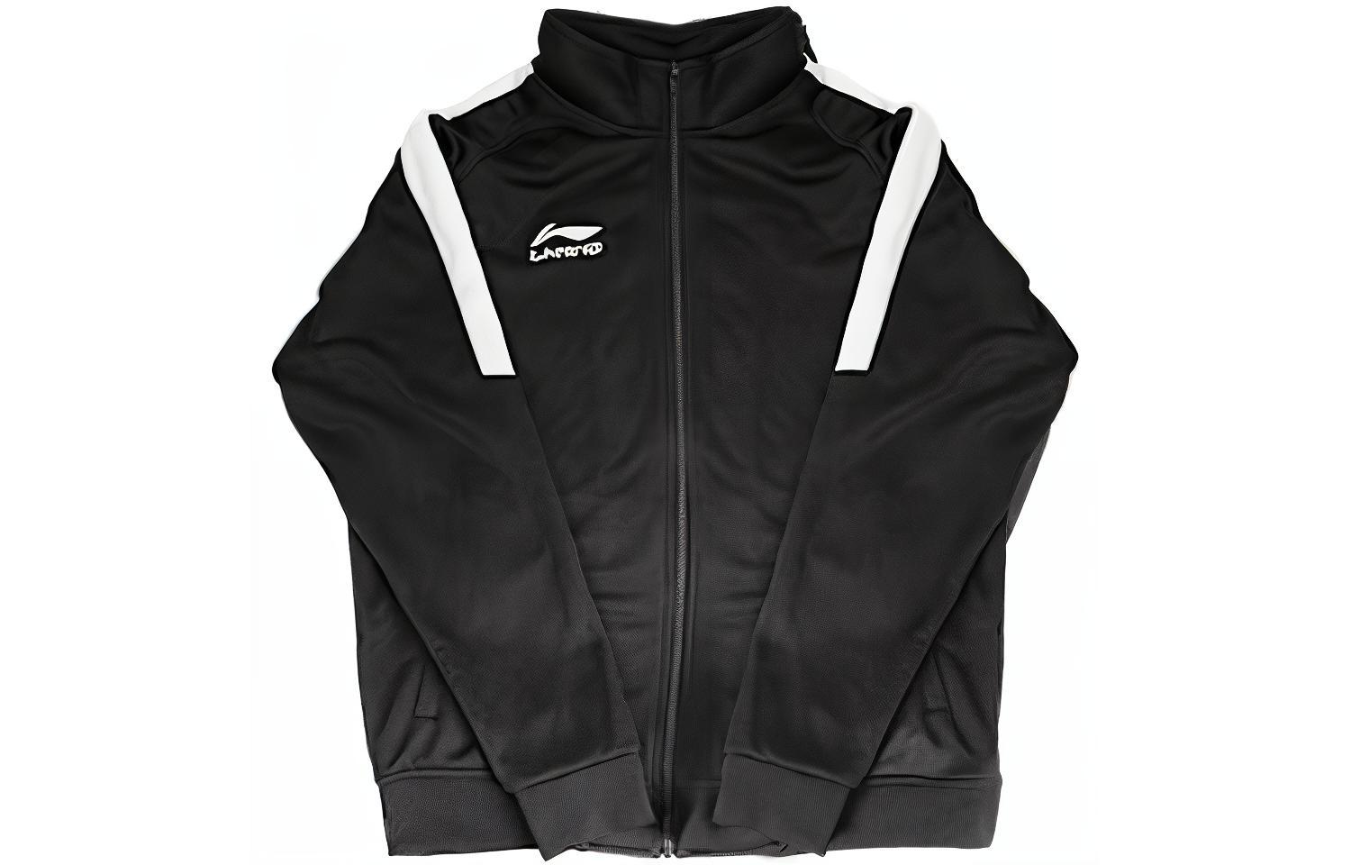 Li-Ning Zip-Up High Collar Sports Jacket Unisex Black YWDT105-1