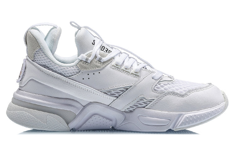 Order 李宁 001 启程 巴黎时裝週走秀款 耐磨 低幫 跑步鞋 男女同款 白色