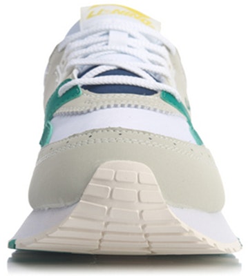 李宁 001 原點 防滑耐磨 低幫 運動休閒鞋 白綠 Shop 李宁 001 原點 防滑耐磨 低幫 運動休閒鞋 白綠