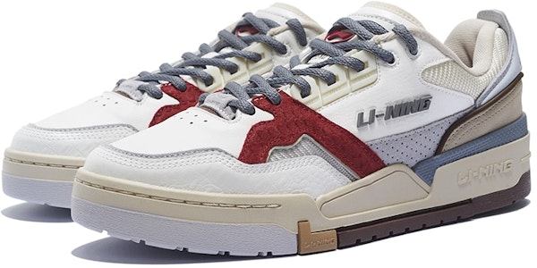 Li-Ning 001 BTC 'Putih Abu-Abu Merah' AZGS091-3 Lookbook Li-Ning 001 BTC 'Putih Abu-Abu Merah' AZGS091-3