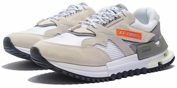 Li-Ning 001 Clásico 'Gris Naranja' AZGS077-4 Lookbook Li-Ning 001 Clásico 'Gris Naranja' AZGS077-4