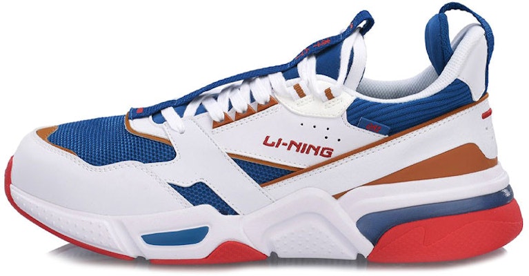 Li-Ning 001 Classic 'White Blue Red' AGCP021-1 Buy Li-Ning 001 Classic 'White Blue Red' AGCP021-1