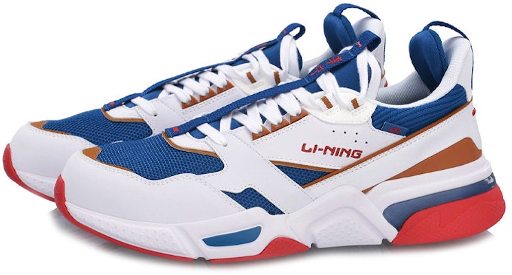 Li-Ning 001 Klasik 'Putih Biru Merah' AGCP021-1 Lookbook Li-Ning 001 Klasik 'Putih Biru Merah' AGCP021-1