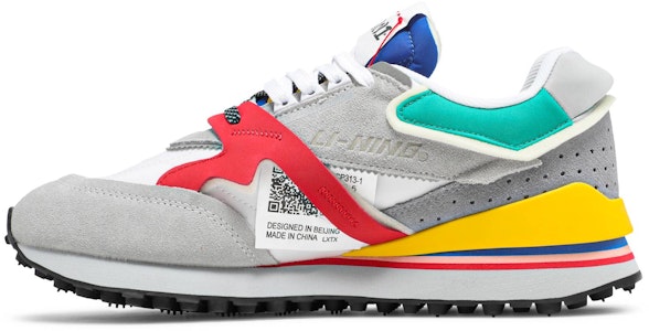 LiNing李寧 001 防滑耐磨輕便 低幫 運動休閒鞋 男款 白灰 Lookbook LiNing李寧 001 防滑耐磨輕便 低幫 運動休閒鞋 男款 白灰