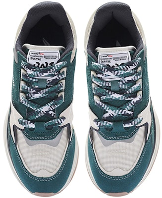 Li-Ning 001 Moment V2 'Hijau' Sneakers AGCS109-4 Shop Li-Ning 001 Moment V2 'Hijau' Sneakers AGCS109-4