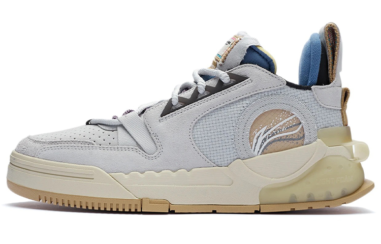 Buy LiNing李寧 起源 防滑耐磨 低幫 板鞋 男款 灰藍