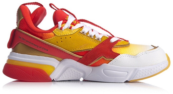 Li-Ning 001 QingCheng 'Merah Kuning' AGLP153-1 Order Li-Ning 001 QingCheng 'Merah Kuning' AGLP153-1