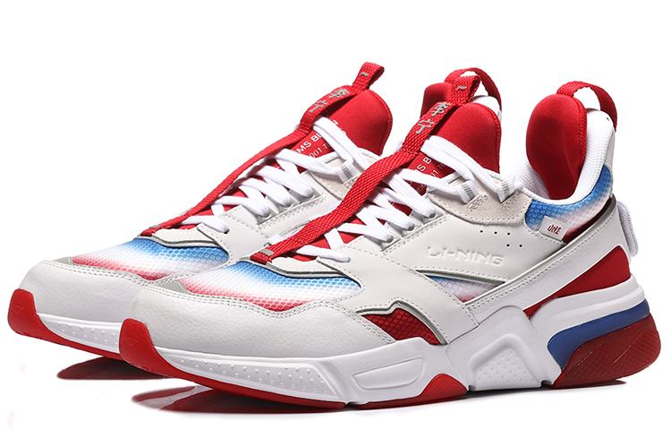 Lookbook Li-Ning 001 R-1 Paris Fashion Week 'White Red' AGLN227-1
