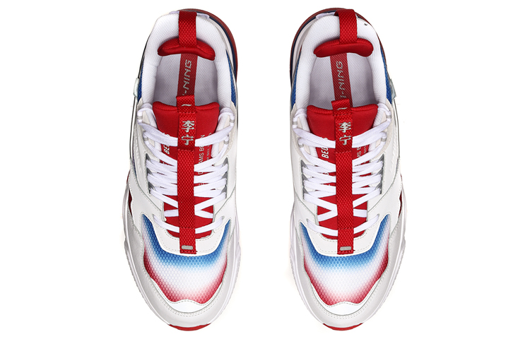 Shop Li-Ning 001 R-1 Paris Fashion Week 'White Red' AGLN227-1