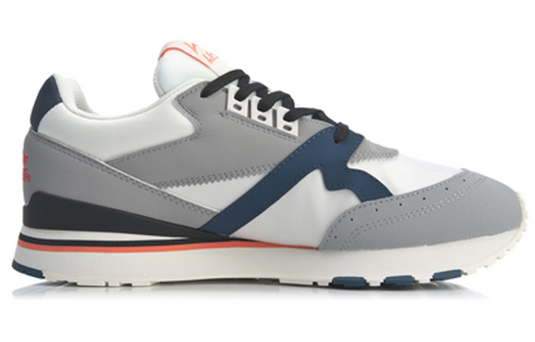 Li-Ning 001 Retro Athleisure Casual Sports Shoes Gray White 圖 2