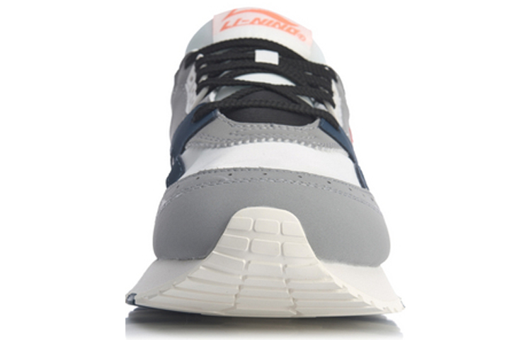 Li-Ning 001 Retro Athleisure Casual Sports Shoes Gray White 圖 4