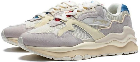 LiNing李寧 001 山海 防滑耐磨 低幫 運動休閒鞋 米白色淡奶黃 Lookbook LiNing李寧 001 山海 防滑耐磨 低幫 運動休閒鞋 米白色淡奶黃