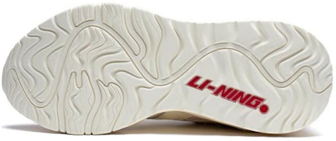 LiNing李寧 001 山海 防滑耐磨 低幫 運動休閒鞋 米白色淡奶黃 Details for LiNing李寧 001 山海 防滑耐磨 低幫 運動休閒鞋 米白色淡奶黃