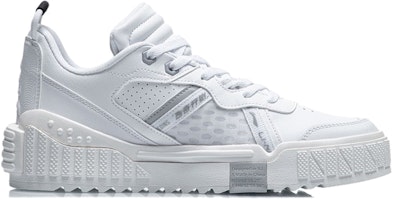 LiNing李寧 001 舒適透氣 包覆性輕便防滑 低筒 板鞋 標準白 Order LiNing李寧 001 舒適透氣 包覆性輕便防滑 低筒 板鞋 標準白