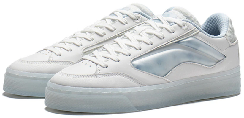 李宁180低帮休闲滑板鞋冰霜白 AECS017-1 Lookbook 李宁180低帮休闲滑板鞋冰霜白 AECS017-1