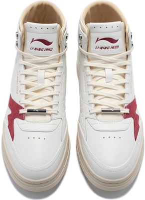 Li-Ning 1990 001 Mid 'White Red' ALJS071-2 Lookbook Li-Ning 1990 001 Mid 'White Red' ALJS071-2